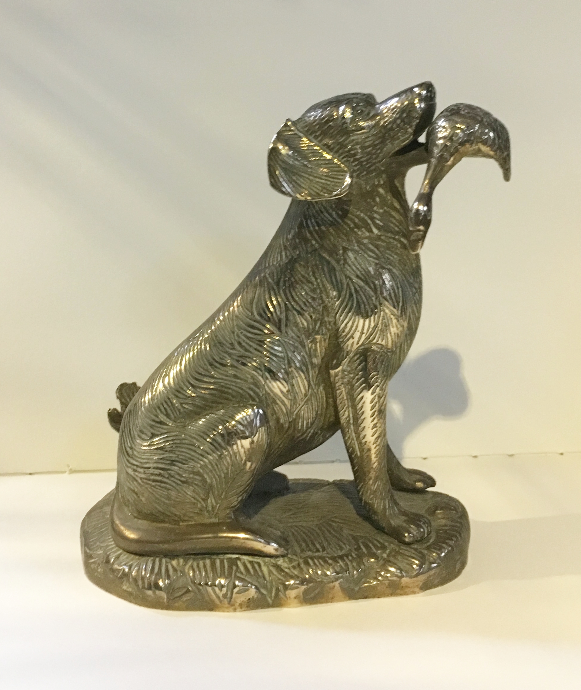 Retriever with Duck Tiller Pin (image for) Retriever with Duck Tiller Pin